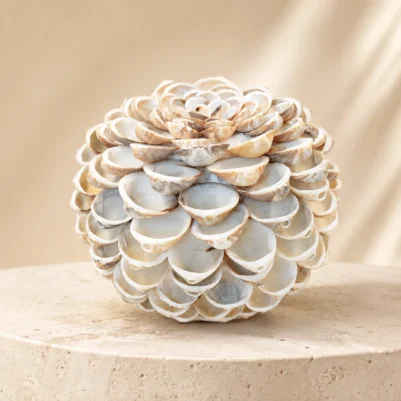Guirlande d&eacute;corative en coquillages &laquo; Lagune &raquo;