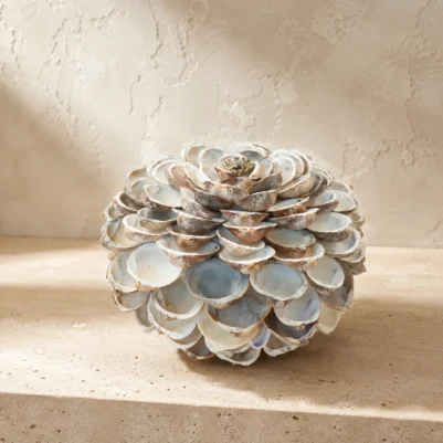Centre de table en coquillages &laquo; Nacre &raquo;