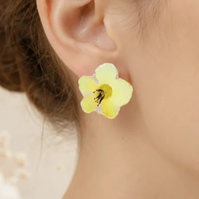 Boucles d&rsquo;oreilles Jardin Transparent