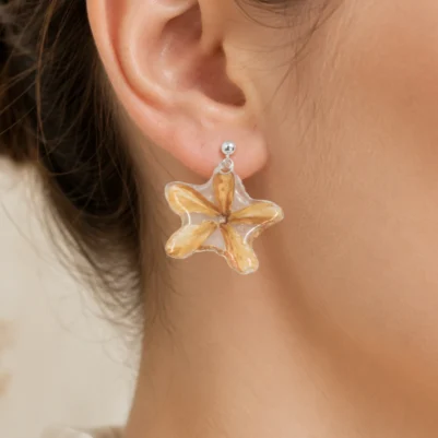 Boucles d&rsquo;oreilles Herbier Boh&egrave;me