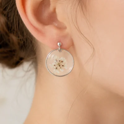 Boucles d&rsquo;oreilles Brise Florale