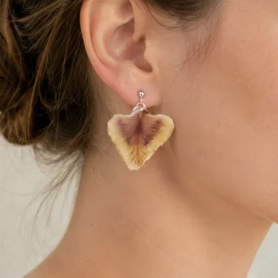 Boucles d&rsquo;oreilles Ros&eacute;e V&eacute;g&eacute;tale