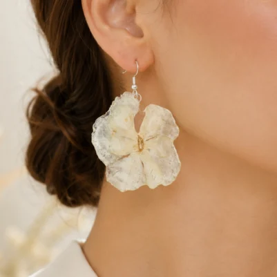 Boucles d&rsquo;oreilles Nature Cristalline